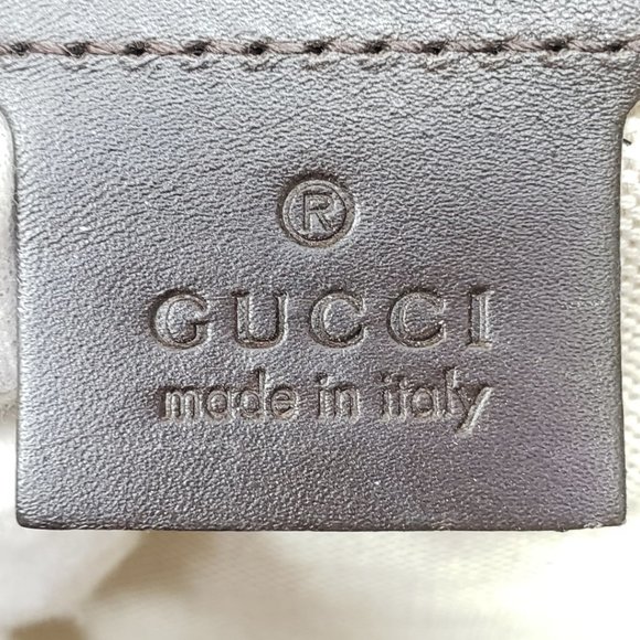 Gucci Boston Vintage Canvas Brown Satchel Bag - Picture 14 of 15